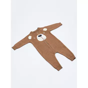 Linas baby Комбинезон вязаный на молнии Мишка