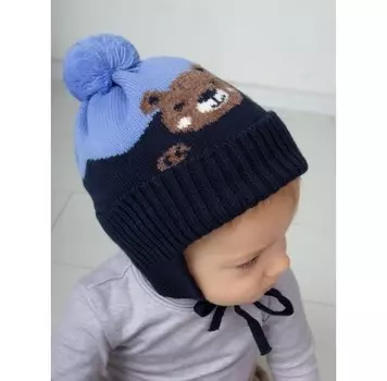 Linas baby Шапка шерстяная утепленная B05-2H