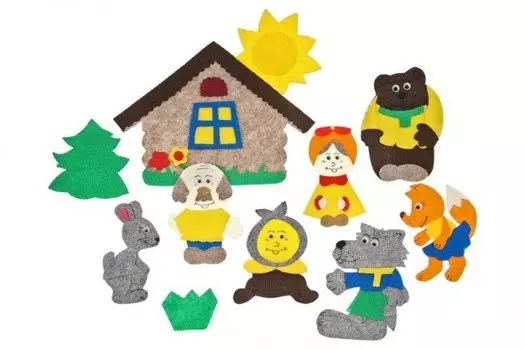 Lip-Lip набор Колобок с липучками и игровым полем малый №2