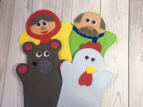 Lip-Lip Театр на руку Курочка Ряба