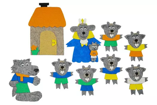 Lip-Lip Волк и семеро козлят с полем