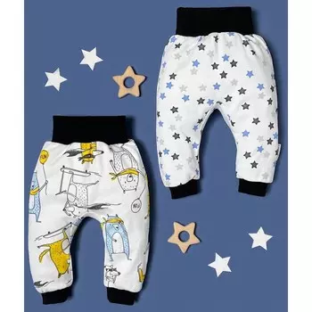 Little Fox Limited Collection Набор штанишек Звери, Звезды 2 шт.