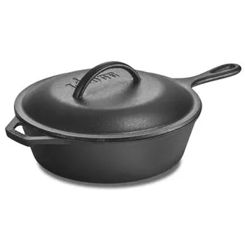 Lodge Сковорода глубокая чугунная с крышкой 30 см 4.7 л