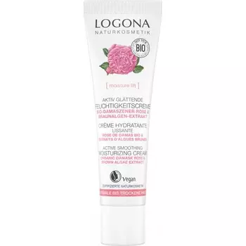 Logona Дневной крем для увлажнения и активного разглаживания с био-дамасской розой и комплексом Kalpariane 30064