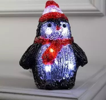 Luazon Lighting Фигура Пингвин 15 см