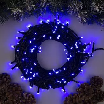 Luazon Lighting Гирлянда Клип-лайт темная нить 100 м