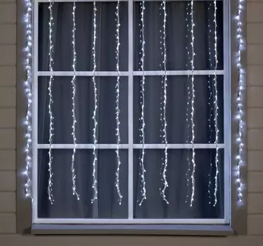 Luazon Lighting Гирлянда Водопад белая нить 2х1.5 м