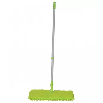Любаша Швабра двусторонняя 40 см и телескопический черенок 120 см