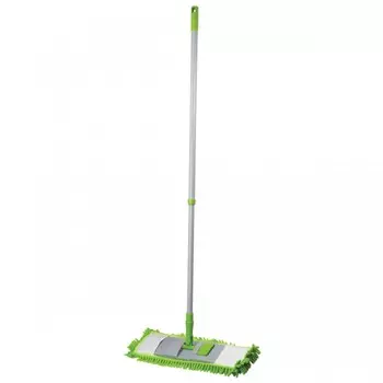 Любаша Швабра с флаундером 40 см и телескопическим черенком 120 см