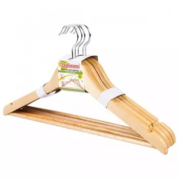 Любаша Вешалки-плечики Эконом размер 48-50 5 шт.