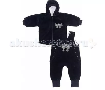 Lucky Child Из велюра на синтепоне куртка и полукомбинезон 5-5