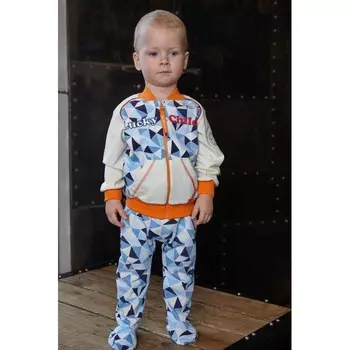 Lucky Child Кофточка на молнии футер Умка 32-18ф