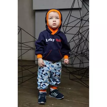 Lucky Child Кофточка с капюшоном футер Умка 32-33ф