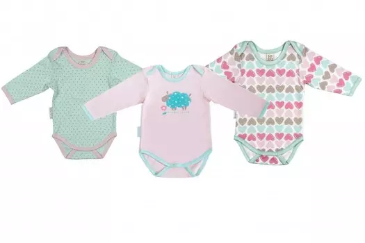 Lucky Child Комплект детский Боди 3 шт. Овечки 30-142/3шт