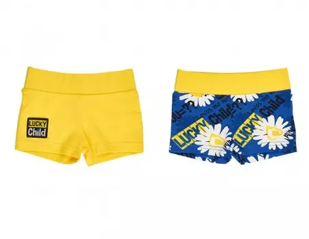 Lucky Child Комплект детский Шорты Любит-не любит 2 шт. 99-34к