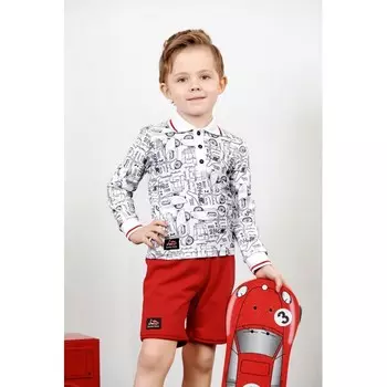 Lucky Child Лонгслив для мальчика Лемур в Париже 43-40.1