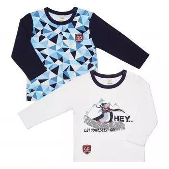 Lucky Child Лонгслив для мальчика Северный ветер 2 шт.