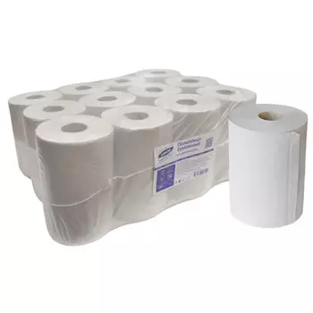 Luscan Полотенца бумажные в рулонах с центральной вытяжкой Professional Optima 1 слой 12 шт.