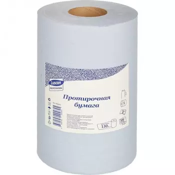 Luscan Professional Бумага протирочная 2-х слойная 500 листов 130 м