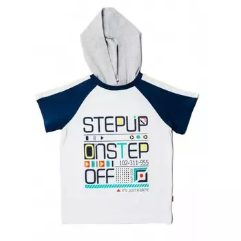 M-Bimbo Джемпер для мальчика с капюшоном с коротким рукавом