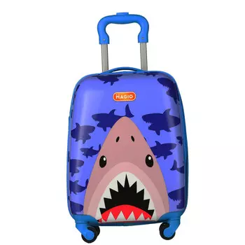 Magio Чемодан детский четырехколесный Акула
