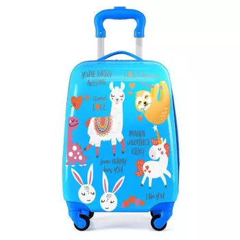 Magio Чемодан детский четырехколесный Сказочные звери гол