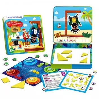 Magneticus Магнитные настольные игры 4 в 1 с 5 лет
