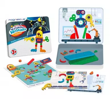 Magneticus Мягкая магнитная мозаика Роботы