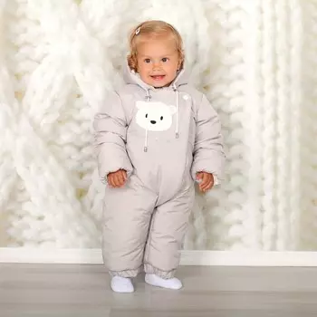 Makkaroni Kids Зимний комбинезон Полярный мишка