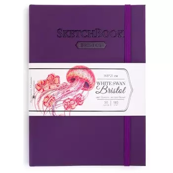 Малевичъ Скетчбук для графики и маркеров Bristol Touch 401430 А5 50 л