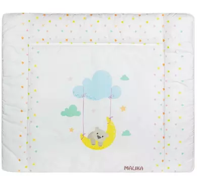 Malika Накладка для пеленания Мишка на месяце 75х68