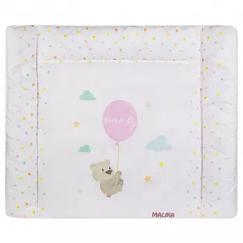 Malika Накладка для пеленания Мишка на шарике 75х68