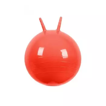 МалышОК Мяч прыгун с рожками 50 см