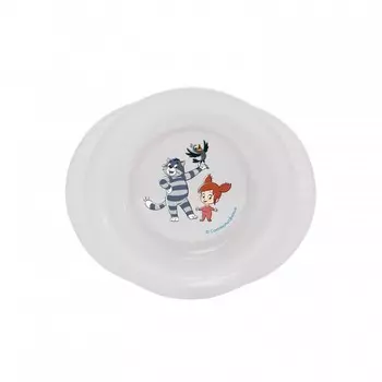 Мама Тама Тарелка пластиковая глубокая на присоске 6+ мес.