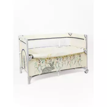 Манеж AmaroBaby кровать Transform Flora прямоугольный