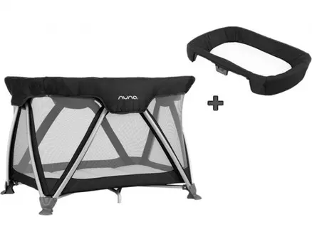 Манеж Nuna Sena Caviar + пеленальная поверхность