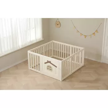 Манеж UNIX Kids Большой детский игровой манеж UNIX Kids Classic Tree House 130 x 130 Camel