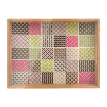 Marmiton Поднос сервировочный Пэчворк бамбук 40x30x5,5 см