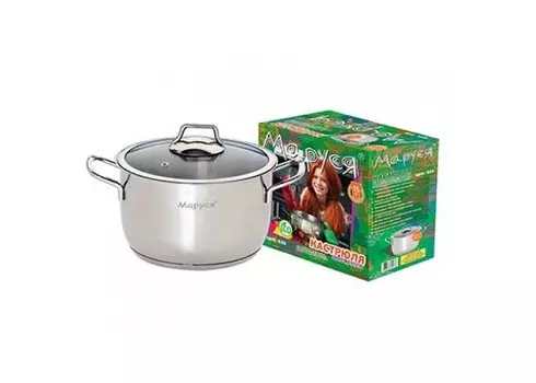 Маруся Кастрюля Классика из нержавеющей стали 3.2 л