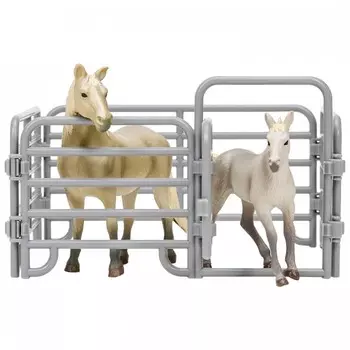 Masai Mara Набор фигурок животных Мир лошадей (Арабская лошадь, жеребенок и ограждение-загон)