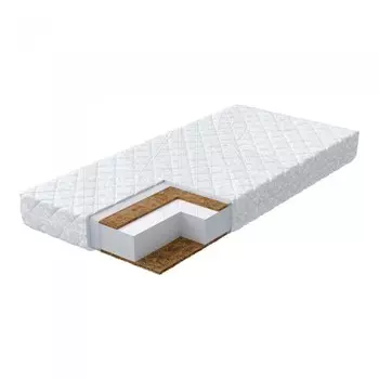 Матрас BamBola беспружинный Aria Comfort Тeenager Кокос Холлофайбер 160х80х12 см