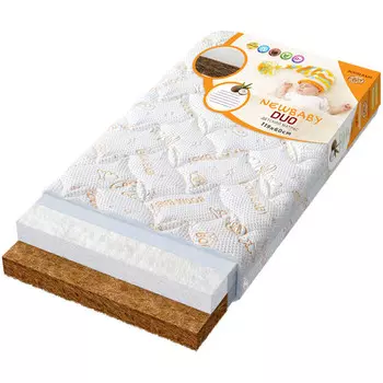 Матрас BoomBaby NewBaby Duo 119х59х12