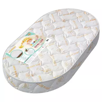 Матрас BoomBaby NewBaby-Oval Lux 125x75x12