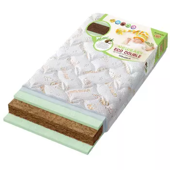 Матрас BoomBaby стёганый NewBaby Eco Double 119х60х11