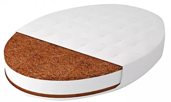 Матрас Forest kids для овальной кроватки Дрема Классик 125х75х8 см