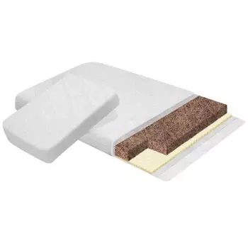 Матрас Indigo трансформер Coir junior с дополнительным блоком 120х60х8 + 50х60х8 см