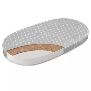 Матрас Sweet Baby Cocos Comfort овальный 125х75 см экобязь