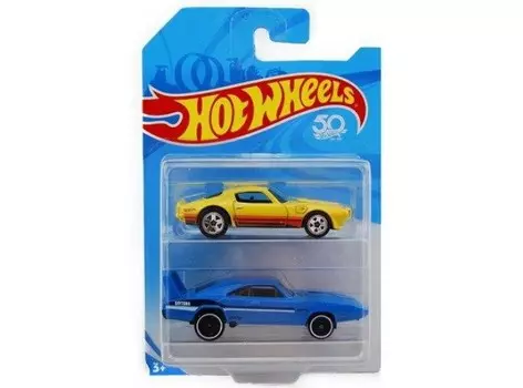 Mattel Hot Wheels Базовые машинки 2 шт.