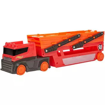 Mattel Машина автовоз Mega Hauler с хранилищем для 50 машинок