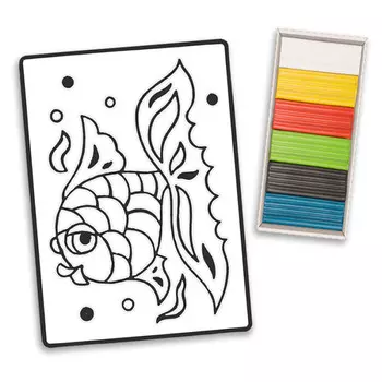 Maxi Art Картина пластилином Рыбка 12х18 см